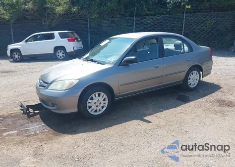 2004 Honda Civic Lx from USA, damaged, VIN 2HGES16574H522572